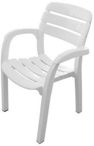 Купить Кресло N3 Далгория пластиковое, арт. 4737-110-0004-belyj, цвет: белый на stol-stool.ru 4737-110-0004-belyj