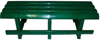 Купить Скамья N3 пластиковая без спинки, арт. 4737-120-0040-temno-zelenyj, цвет: темно-зеленый на stol-stool.ru 4737-120-0040-temno-zelenyj