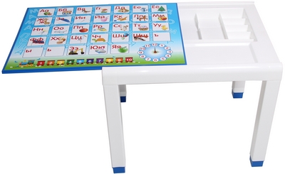 Купить Стол детский с деколем пластиковый, арт. 4737-160-0057-sinij, цвет: синий на stol-stool.ru 4737-160-0057-sinij