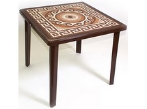 ������ ���� ���������� � ������� ��������� �������� �����������, ���. 4737-130-0019-kvadratnyj-s-dekolem-Grecheskij-ornament-shokoladnyj, ����: ����������