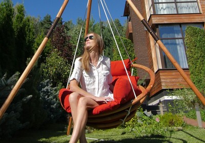 Купить Подвесное кресло-качели с каркасом Майя Сет (Maya Set) в stol-stool.ru 4714-kreslo-kacheli-maya-set