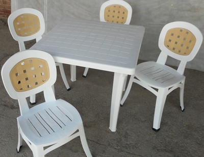 Купить Стол Тренд 85х85 см белый (пластик) в stol-stool.ru 4727-stol-kvadratniy-trend-850-850-beliy