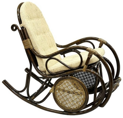 Купить Кресло-качалка из натурального ротанга 05-10 (браун) на stol-stool.ru 4721-kreslo-kachalka-05-10-brown
