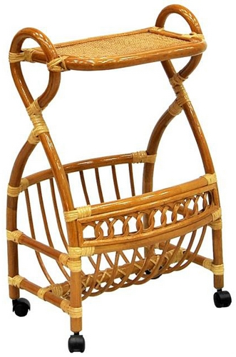 Купить Столик-газетница из натурального ротанга 17-17 (коньяк) на stol-stool.ru 4721-stol-17-17-konyachniy