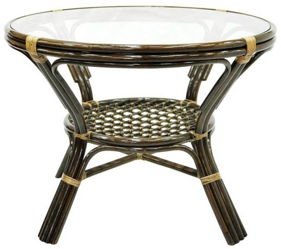 Купить Обеденный стол из натурального ротанга 22-02 (браун) на stol-stool.ru 4721-stol-22-02-brown