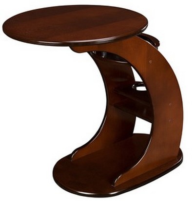 Купить Придиванный столик Люкс на колесах (орех) в Stol-Stool.ru 4697-Pridivannyj-stolik-Ljuks-oreh