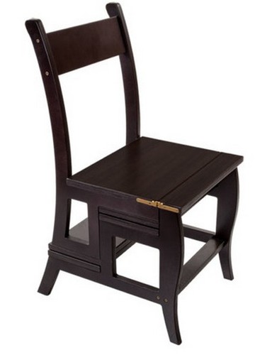 Купить Стул- трансформер Leset Бруклин (венге) в Stol-Stool.ru 4697-Stul-lestnica-Leset-Bruklin-venge