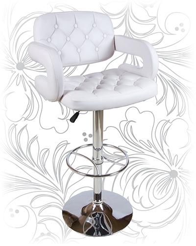 Купить Барный стул 3460 Tiesto (Тиесто), белый на stol-stool.ru 4741-LM-3460-cvet-belyj