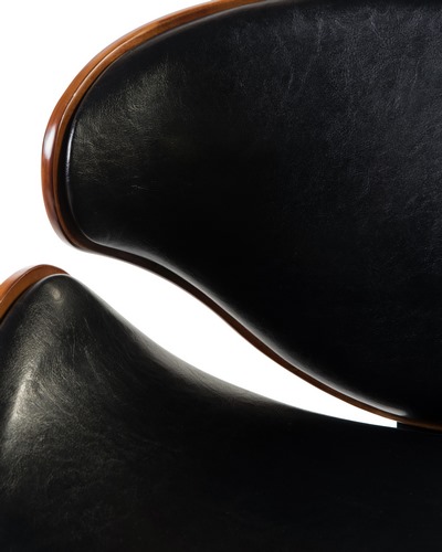 Купить Барный стул 4905 коричневое дерево, кожзам: черный на stol-stool.ru 4741-LMZ-4905-korichnevoe-derevo-cvet-chernyj