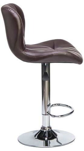 Купить Барный стул 5022 с мягкой спинкой, коричневый на stol-stool.ru 4741-LM-5022-cvet-korichnevyj