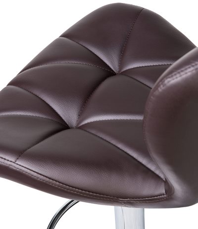 Купить Барный стул 5022 с мягкой спинкой, коричневый на stol-stool.ru 4741-LM-5022-cvet-korichnevyj