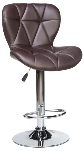 Купить Барный стул 5022 с мягкой спинкой, коричневый на stol-stool.ru 4741-LM-5022-cvet-korichnevyj