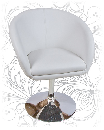 Купить Барное кресло 8600 дизайнерское, белый на stol-stool.ru 4741-LM-8600-cvet-belyj