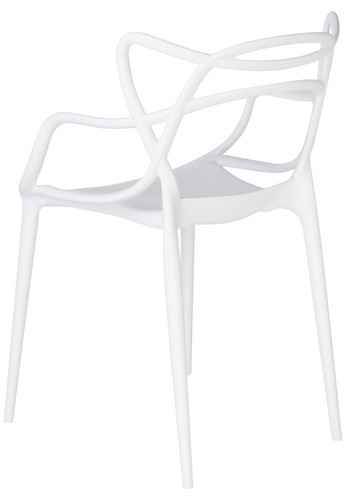 Купить Стул пластиковый Masters PP-601, белый на stol-stool.ru 4741-LMZL-PP-601-cvet-belyj