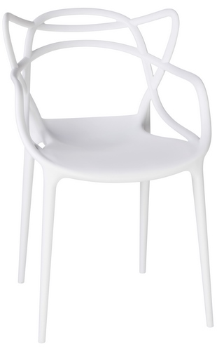 Купить Стул пластиковый Masters PP-601, белый на stol-stool.ru 4741-LMZL-PP-601-cvet-belyj