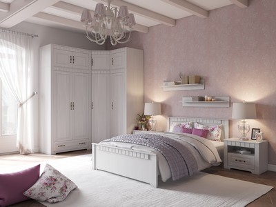 Купить Антресоль 1 дв. в спальню Прованс в Stol-stool.ru 4734-Antresol-odnodvernaja-Provans