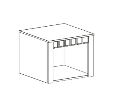 Купить Антресоль 1 дв. в спальню Прованс в Stol-stool.ru 4734-Antresol-odnodvernaja-Provans