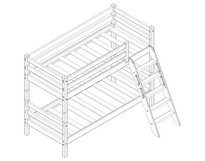 4734-Dvuhjarusnaja-krovat-Sonja-s-naklonnoj-lestnicej-lavanda
