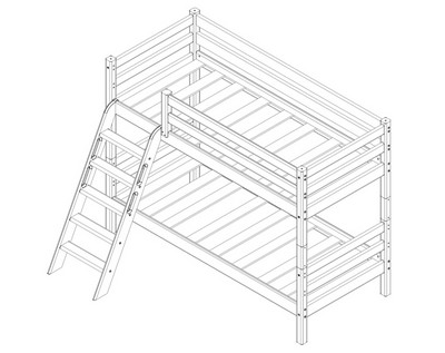4734-Dvuhjarusnaja-krovat-Sonja-s-naklonnoj-lestnicej-lavanda