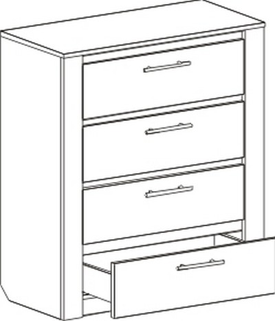 Купить Комод в спальню Элана 850 (бодега белая) в Stol-stool.ru 4734-Komod-Jelana-850-bodega-belaja