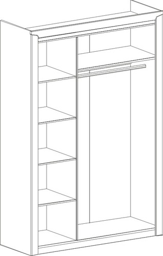 Купить Набор полок для 2 дв. шкафа Соренто (дуб стирлинг) в Stol-stool.ru 4734-Komplekt-polok-dlja-2dv-shkafa-Sorento-dub-stirling