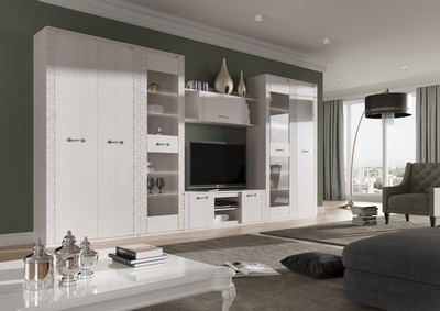 Купить Полка настенная закрытая Элана (бодега белая) в Stol-stool.ru 4734-Polka-zakrytaja-Jelana-bodega