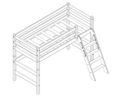 4734-Poluvysokaja-krovat-Sonja-s-naklonnoj-lestnicej-lavanda
