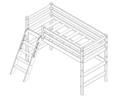 4734-Poluvysokaja-krovat-Sonja-s-naklonnoj-lestnicej-lavanda