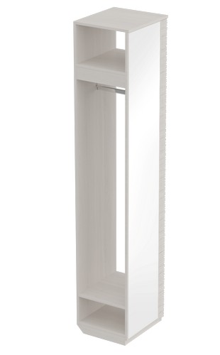 Купить Вешалка с зеркалом в прихожую Элана (бодега белая) в Stol-stool.ru 4734-Veshalka-s-zerkalom-Jelana-bodega-belaja