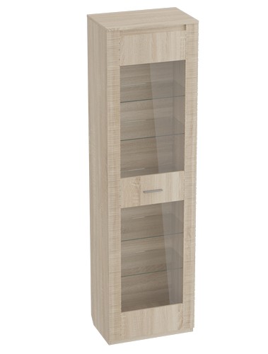 Купить Витрина в гостиную Элана (дуб сонома) в Stol-stool.ru 4734-Vitrina-Jelana-dub