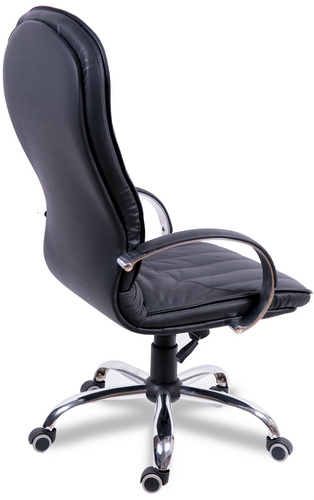 Купить Кресло Дипломат хром топ-ган люкс (обивка натур.кожа) на stol-stool.ru 4722-kreslo-diplomat-hrom-top-gun-lux-kozha