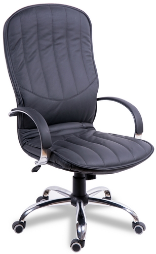 Купить Кресло Дипломат хром топ-ган люкс (обивка натур.кожа) на stol-stool.ru 4722-kreslo-diplomat-hrom-top-gun-lux-kozha