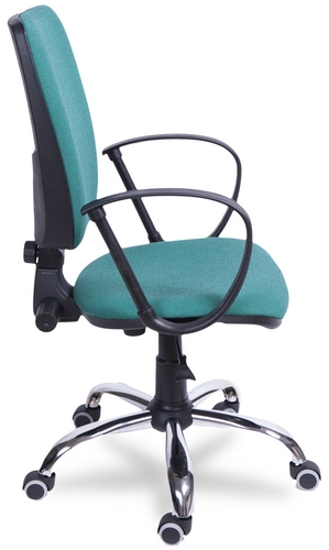 Купить Кресло Нота хром (Рондо new люкс) обивка ткань на stol-stool.ru 4722-kreslo-nota-hrom-rondo-new-lux-tkanevyi