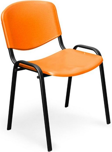 4722-stul-izo-plastik-chernyi-karkas-orange
