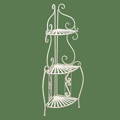 Купить Этажерка угловая SW160174B, Скрипка в белом цвете на stol-stool.ru SL-sw160174b