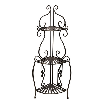 Купить Этажерка угловая SW160174BR, Скрипка в цвете бронза на stol-stool.ru SL-sw160174br