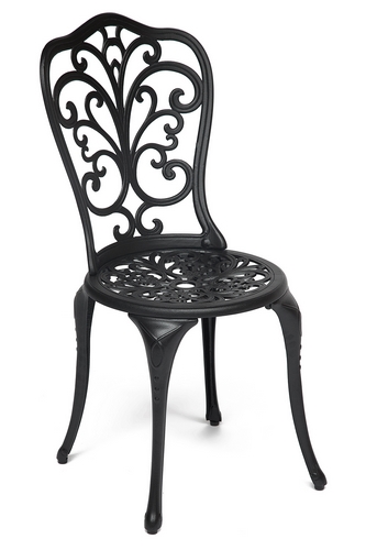 Купить Стол и два стула Романс (Romance), цвет черный на stol-stool.ru 4685-Stol-i-dva-stula-Secret-De-Maison-Romans-black